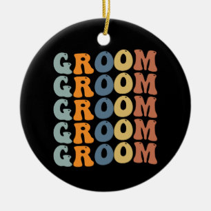 おそろいで準備する花嫁と花婿 ウェディングプランナー セラミックオーナメント