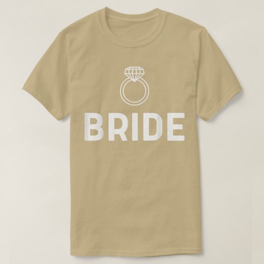 おそろいのウェディングギフト プレ花嫁とプレ新郎 Tシャツ (デザイン正面)