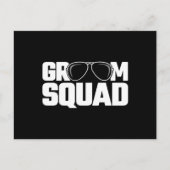 おそろいのブライズメイドグループスクワッド 結婚前最後の夜 ポストカード (正面)