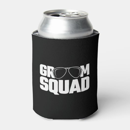 おそろいのブライズメイドグループ スクワッド 結婚前パーティー 缶クーラー (缶正面)