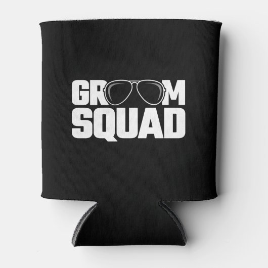 おそろいのブライズメイドグループ スクワッド 結婚前パーティー 缶クーラー (正面)