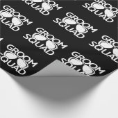 おそろいのブライズメン グループ バチェラーパーティー チーム ラッピングペーパー (角)