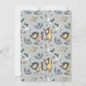 『おそろいの服を着て、ワイルドでクレイジーなパーティー』 招待状 (裏面)