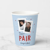 おそろいカジノテーマカップルフォト 紙コップ (裏面)