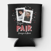 おそろいカジノテーマカップル写真 缶クーラー (正面)