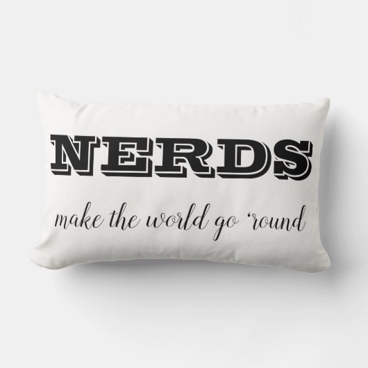 おたくが世界を動かす ランバークッション (正面)