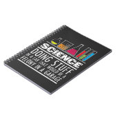 おたくのためのおもしろいな科学化学Tシャツ ノートブック (左側)