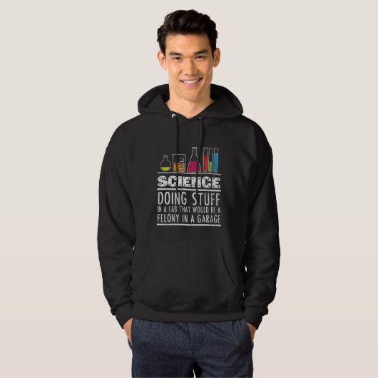 おたくのためのおもしろいな科学化学Tシャツ パーカ (正面フル)