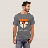 おたくのキツネのヒップスターのスタイル Tシャツ (正面フル)