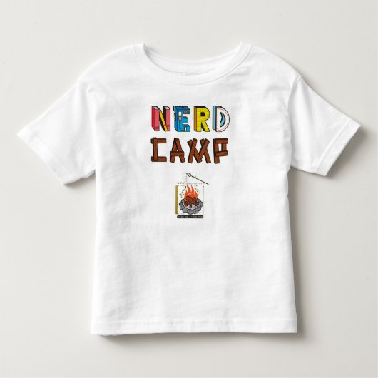 おたくのキャンプ-幼児のTシャツ トドラーTシャツ (正面)