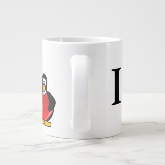 おたくのバレンタイン: これはオタクがI愛をいかに言うかです ジャンボコーヒーマグカップ (裏面)