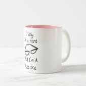 おたくのマグ ツートーンマグカップ (正面右)