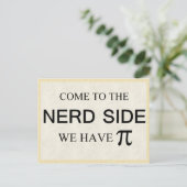 おたくの側面に来られて私達はpiを有します ポストカード (スタンド正面)