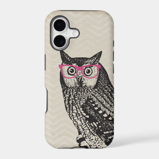 おたくの鳥のヴィンテージの写実的なフクロウのiPhoneの場合