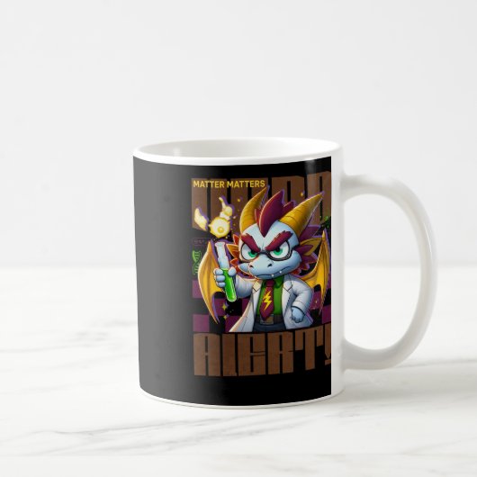 おたくアラート – S 怒 -  Anime Dragon Sticker コーヒーマグカップ (右)