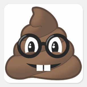 おたくガラスのウンチEmoji スクエアシール
