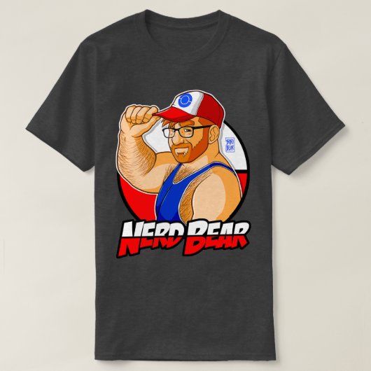 おたくクマ生姜 Tシャツ (デザイン正面)