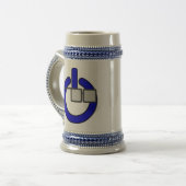 おたくステインの上のそれ ビールジョッキ (正面左)