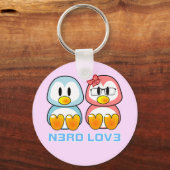 おたくバレンタイン：コンピュータギークレッ話トラブ キーホルダー (正面)