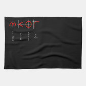 おたくユーモア |数学と科学ギークラブグラフ キッチンタオル (横)