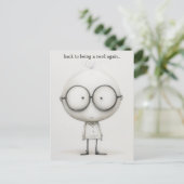 おたく学生 ポストカード (スタンド正面)