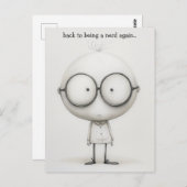 おたく学生 ポストカード (正面/裏面)