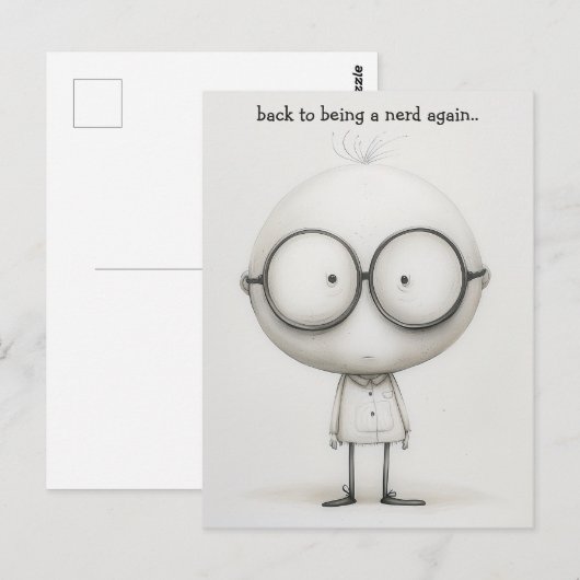 おたく学生 ポストカード (正面/裏面)