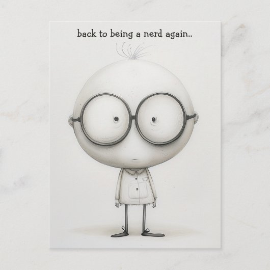 おたく学生 ポストカード (正面)