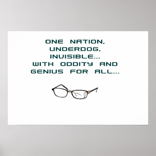 おたく敬礼 ポスター (正面)