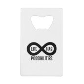 おたく数理生命の可能性 クレジットカード栓抜き (正面)