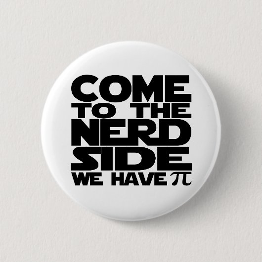 おたく来側にPiがある 缶バッジ (正面)