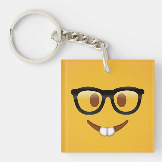 おたく絵文字 キーホルダー (正面)