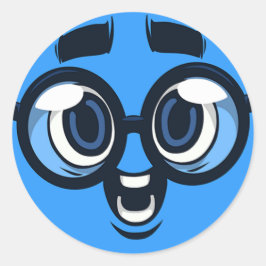 おたく絵文字 ラウンドシール