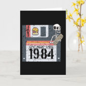 おたく誕生日1984 カード (黄色い花)