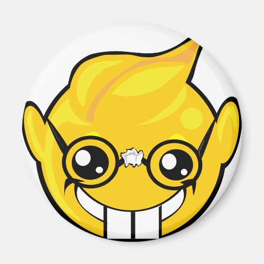 おたく顔 マグネット (正面)