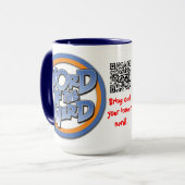 おたく15ozのマグのデラックスな単語 マグカップ (正面左)