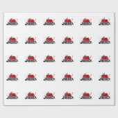 おたく – ロゴ ラッピングペーパー (フラット)