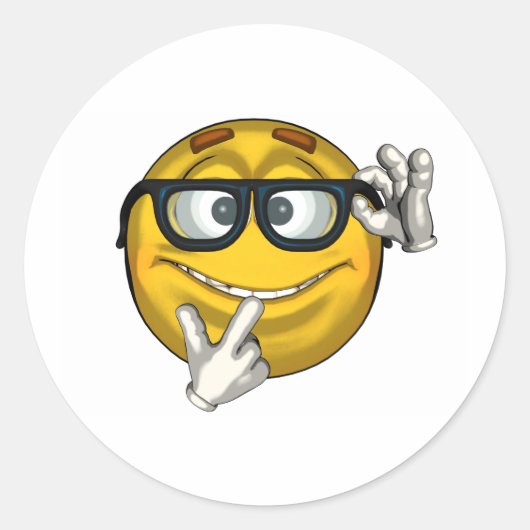 おたく-漫画 ラウンドシール (正面)