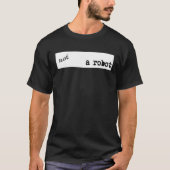 おたくI Am Not A Robot Captcha Bot Programmer Tシャツ (正面)