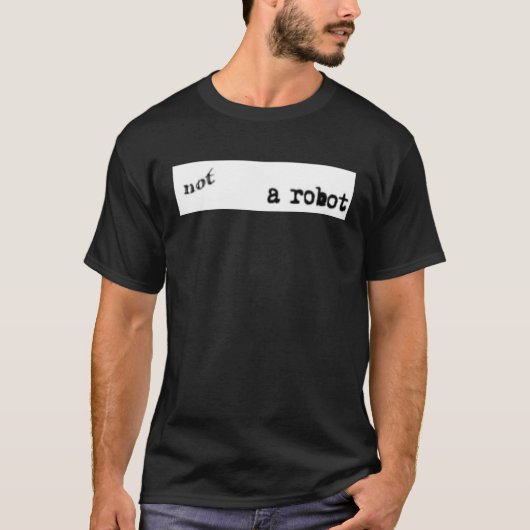 おたくI Am Not A Robot Captcha Bot Programmer Tシャツ (正面)