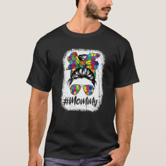 おちゃめなママのオバブーンオートイズムパズル オートイズム啓発 Tシャツ