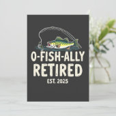 おっか退職したり。2025リタイアフィッシャーパパ サンキューカード (スタンド正面)