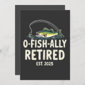 おっか退職したり。2025リタイアフィッシャーパパ サンキューカード (正面/裏面)