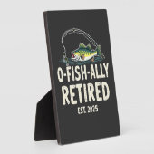 おっか退職したり。2025リタイアフィッシャーパパ フォトプラーク (側面)