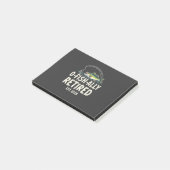 おっか退職したり。2025リタイアフィッシャーパパ ポストイット (アングル)