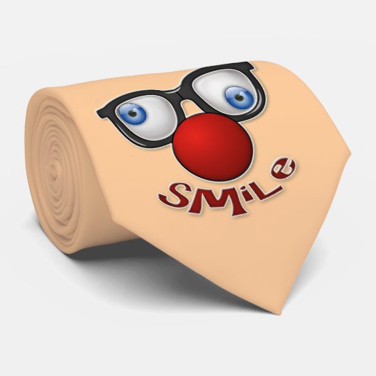 おっちょこちょいのスマイル ネクタイ (ロール)