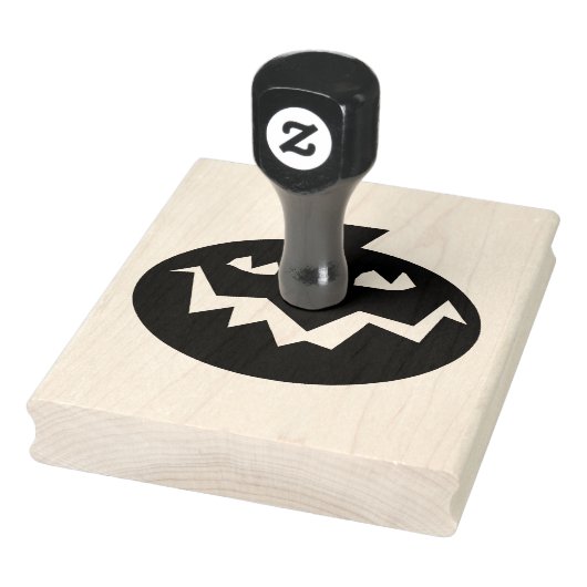 おっちょこちょいのパンプキンハロウィーンスタイル4" x 5"ゴムスタンプ ラバースタンプ (スタンプ)