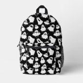 おっちょこちょいの幽霊Backpack プリントバックパック (正面)