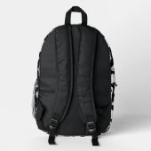 おっちょこちょいの幽霊Backpack プリントバックパック (裏面)