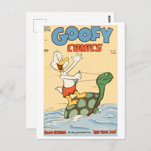 おっちょこちょいの漫画#39 ポストカード (正面/裏面)